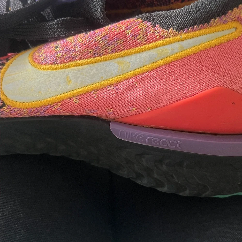 Nike React Black Knit‎ Colorful Sneakers